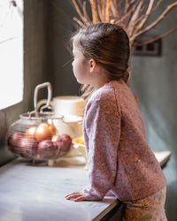 Thumbnail for Fox & Finch - Lilac Marl Spot Knitted Jumper
