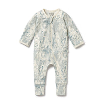 Thumbnail for Wilson & Frenchy - Hello Friends Organic Zipsuit with Feet
