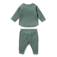 Thumbnail for Wilson & Frenchy - Pine Green Organic Waffle Set