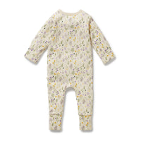 Thumbnail for Wilson & Frenchy - Bella Floral Organic Zipsuit with Feet