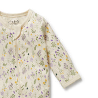 Thumbnail for Wilson & Frenchy - Bella Floral Organic Zipsuit with Feet
