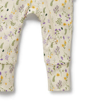 Thumbnail for Wilson & Frenchy - Bella Floral Organic Zipsuit with Feet