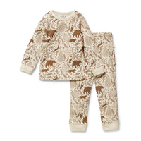 Thumbnail for Wilson & Frenchy - Winter Forest Organic Long Sleeved Pyjamas
