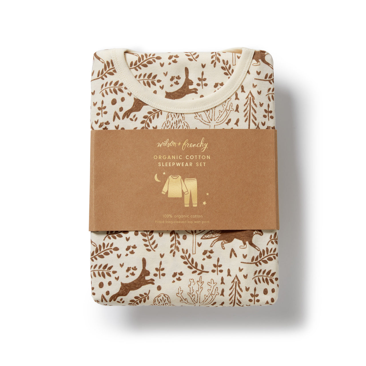 Wilson & Frenchy - Winter Forest Organic Long Sleeved Pyjamas