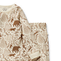 Thumbnail for Wilson & Frenchy - Winter Forest Organic Long Sleeved Pyjamas