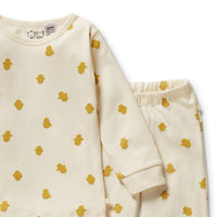 Thumbnail for Wilson & Frenchy - Little Chick Organic Long Sleeved Pyjamas