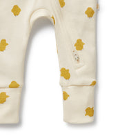 Thumbnail for Wilson & Frenchy - Little Chick Organic Zipsuit With Feet