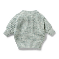 Thumbnail for Wilson & Frenchy - Moss Speckle Organic Knitted Jumper