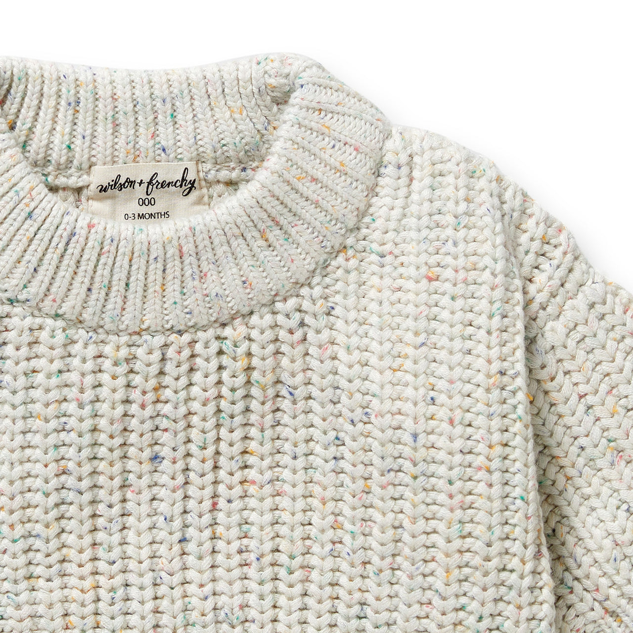 Wilson & Frenchy - Cookie and Cream Organic Knitted Jumper