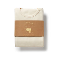 Thumbnail for Wilson & Frenchy - Buttermilk Organic Rib Long Sleeved Pyjamas