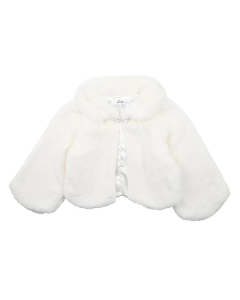 Bebe - Petal Faux Fur Jacket