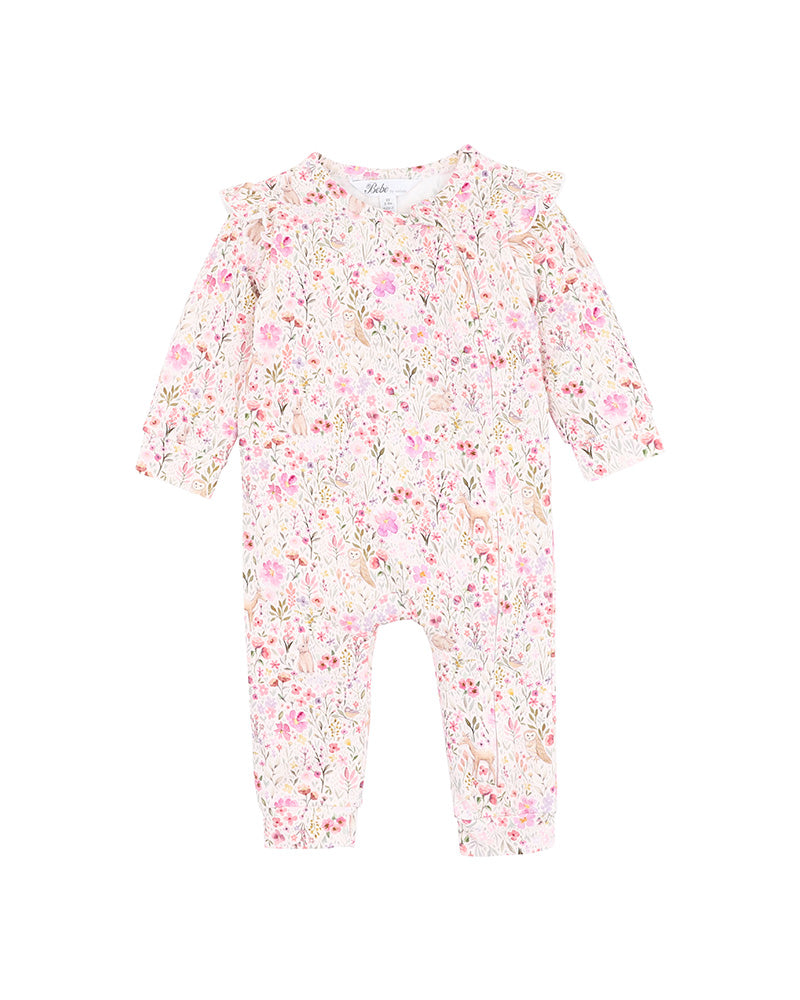 Bebe - Flossy LS Zip Romper