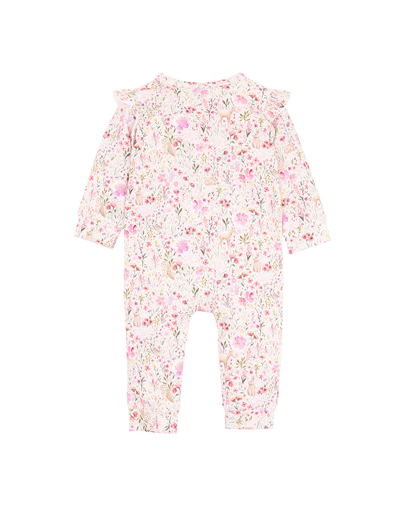 Bebe - Flossy LS Zip Romper