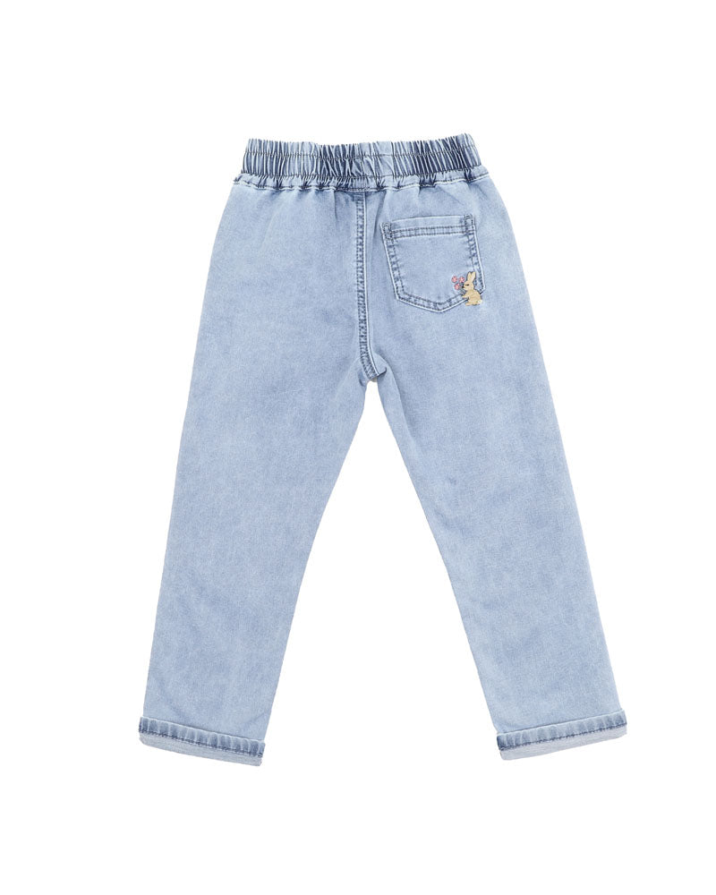 Bebe - Flossy Knit Denim Pull on Jeans