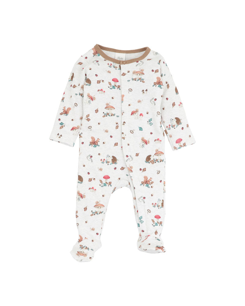 Bebe - Toby LS Zip Onesie