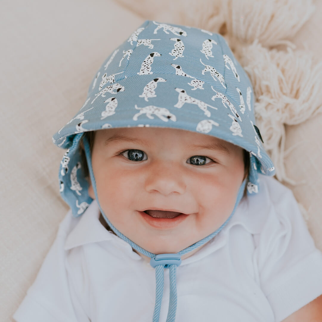 Bedhead Hat - Legionnaire Flap Sun Hat - Dalmatian