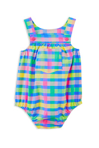 Thumbnail for Milky - Picnic Check Playsuit