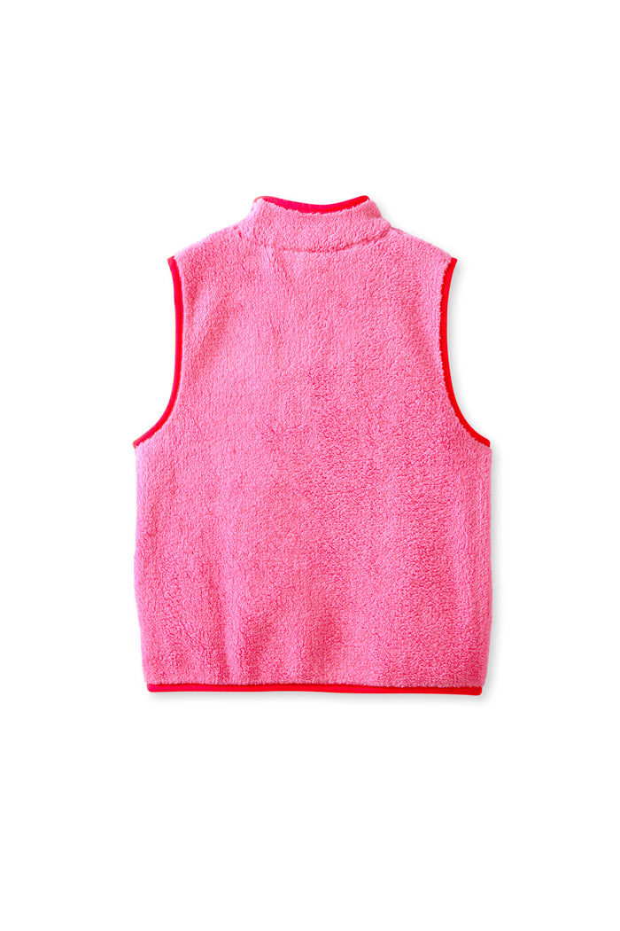 Milky - Bubblegum Sherpa Vest