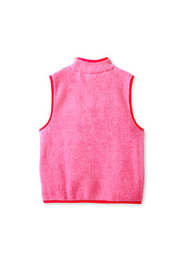Thumbnail for Milky - Bubblegum Sherpa Vest