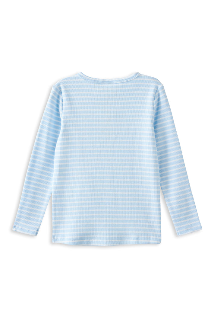 Milky - Mist Stripe Henley