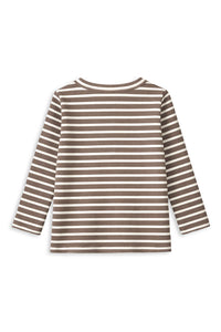 Thumbnail for Milky - Latte Stripe Henley