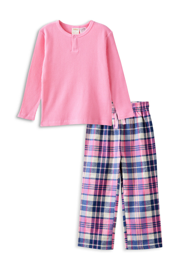 Milky - Marshmellow Chester Check PJ's