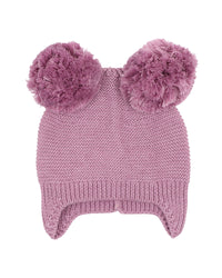 Thumbnail for Bebe - Flossy Pom Pom Knitted Beanie