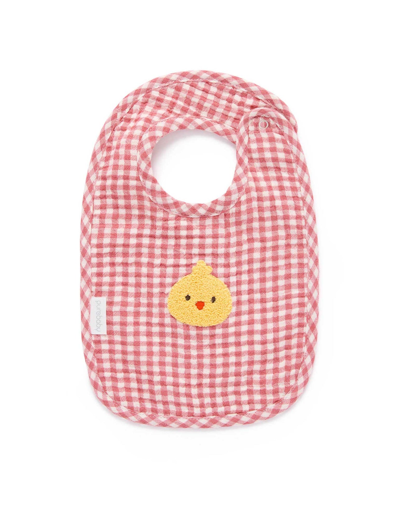 Purebaby - Lilly Pilly Gingham Bib