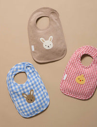 Thumbnail for Purebaby - Lilly Pilly Gingham Bib
