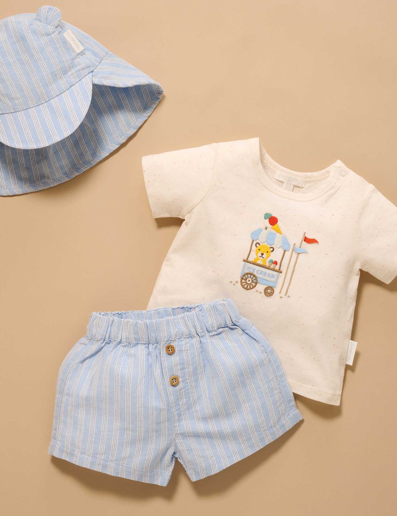 Purebaby - Ice Cream Cart Set