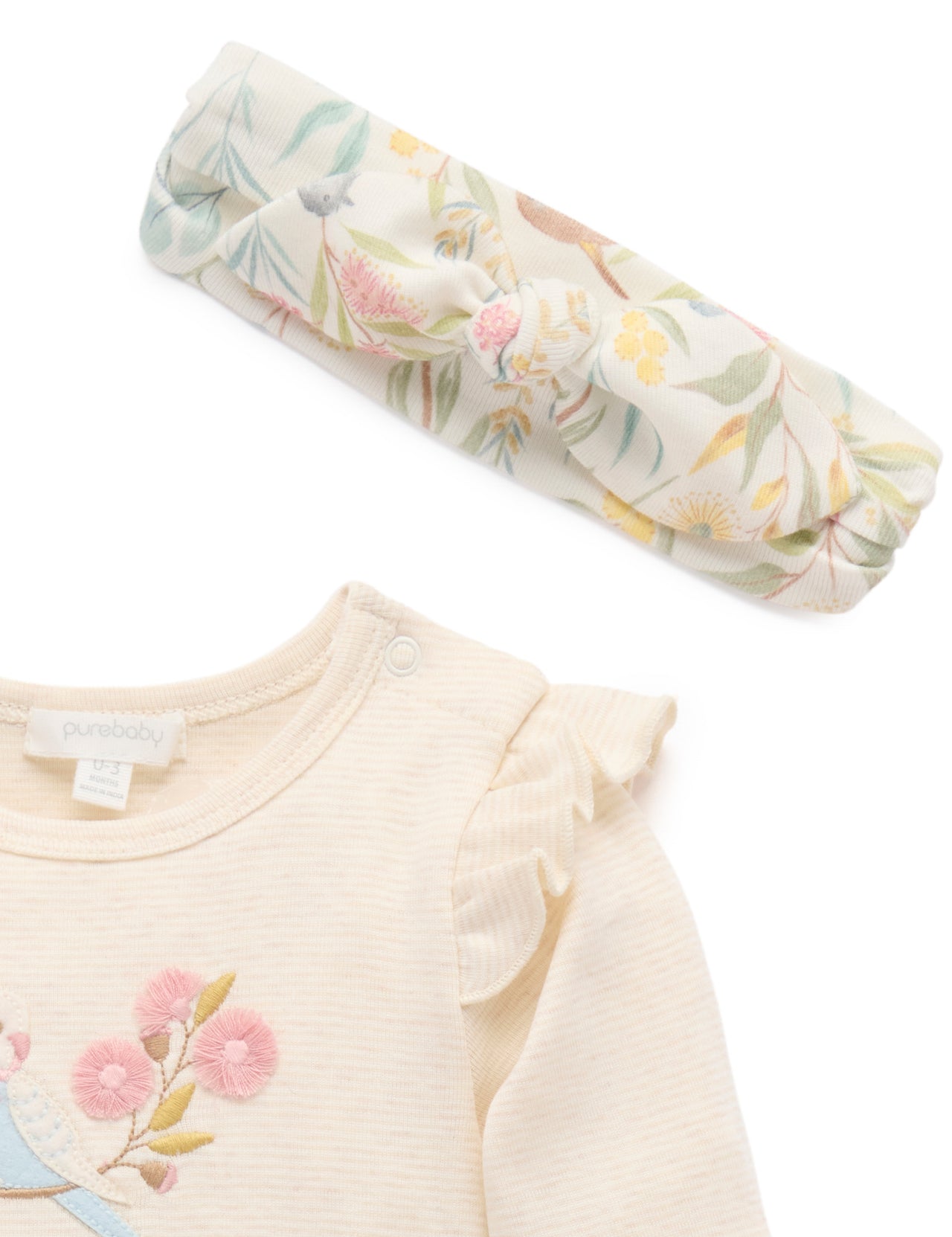 Purebaby - 3 Piece Gift Set Floral