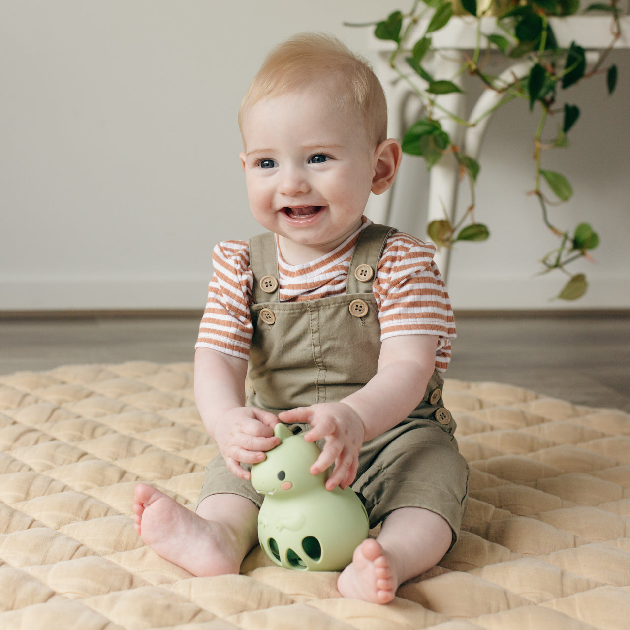 Tiger Tribe - Silicone Rattle - Dino