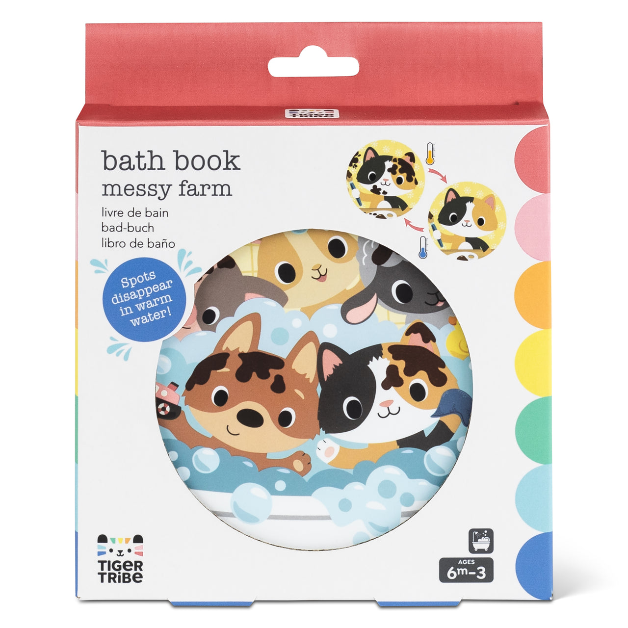 Tiger Tribe - Magic Bath Book - Messy Farm