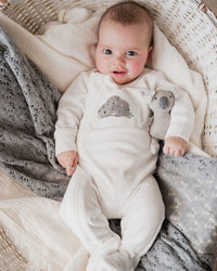 Thumbnail for Bebe - Bailey Koala Velour Onesie
