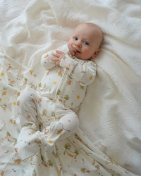 Thumbnail for Bebe - Bear Organic LS Zipsuit