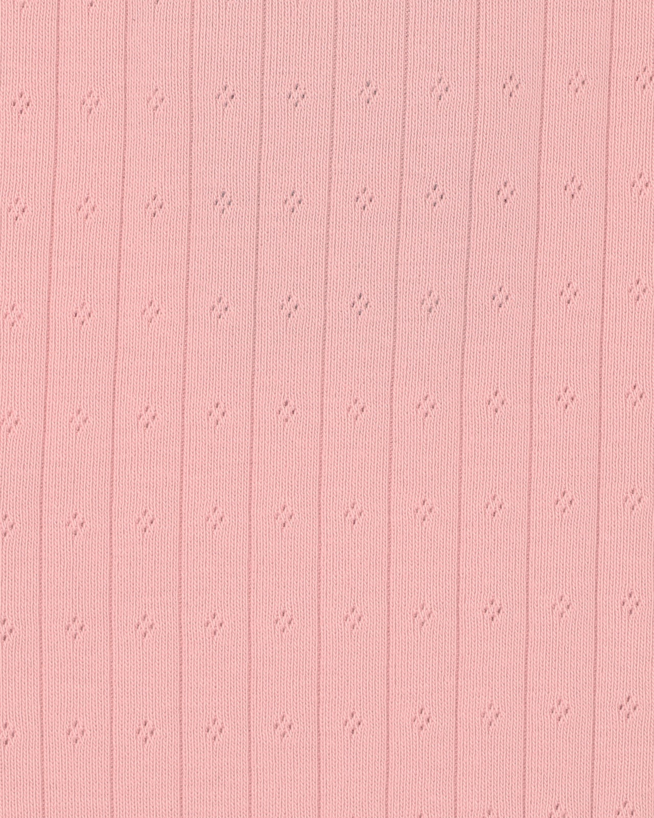 Bebe - Blossom Organic Pointelle LS Zipsuit