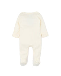 Thumbnail for Bebe - Milk Organic Pointelle LS Zipsuit