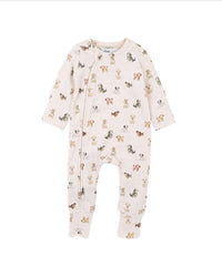 Thumbnail for Bebe - Otto Organic LS Zip Onesie