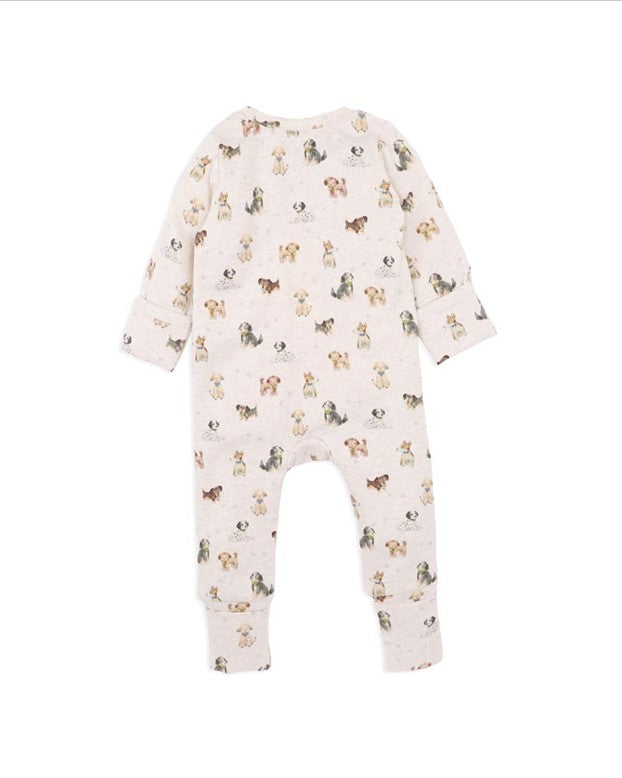 Bebe - Otto Organic LS Zip Onesie