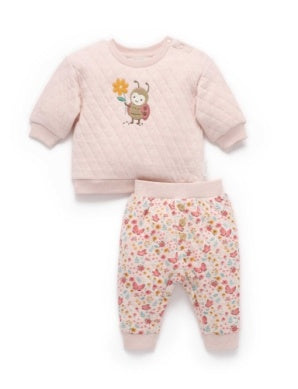 Purebaby - Butterfly Quilted Track Set