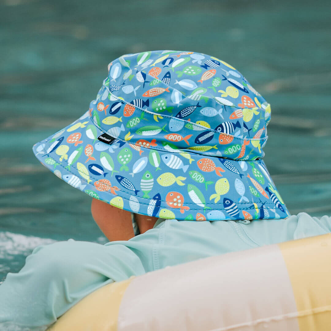 Bedhead Hat - Classic Bucket Beach Hat - Pisces