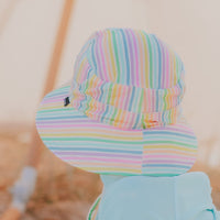 Thumbnail for Bedhead  - Kids Classic Swim Bucket Hat - Rainbow