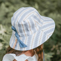 Thumbnail for Bedhead Hat - Explorer Reversible Bucket Sunhat - Spencer/Steel