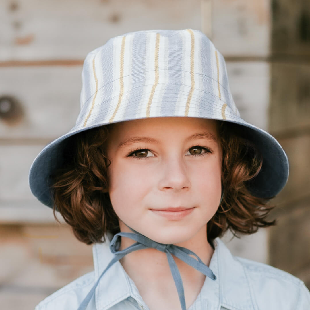 Bedhead Hat - Explorer Reversible Bucket Sunhat - Spencer/Steel