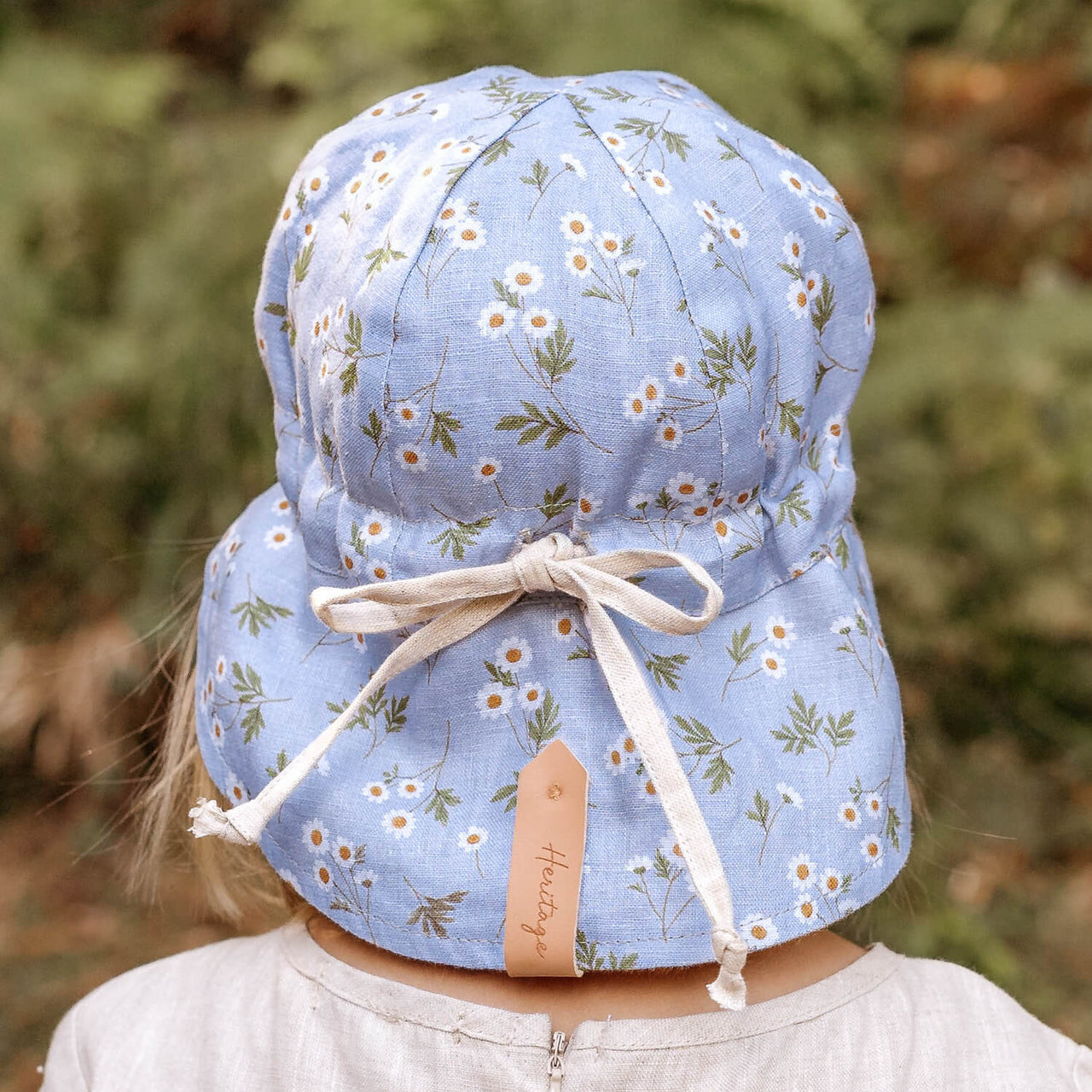 Bedhead  - Lounger Baby Flap Sun Hat - Daisy