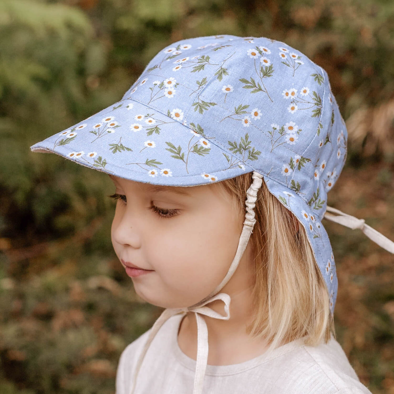 Bedhead  - Lounger Baby Flap Sun Hat - Daisy