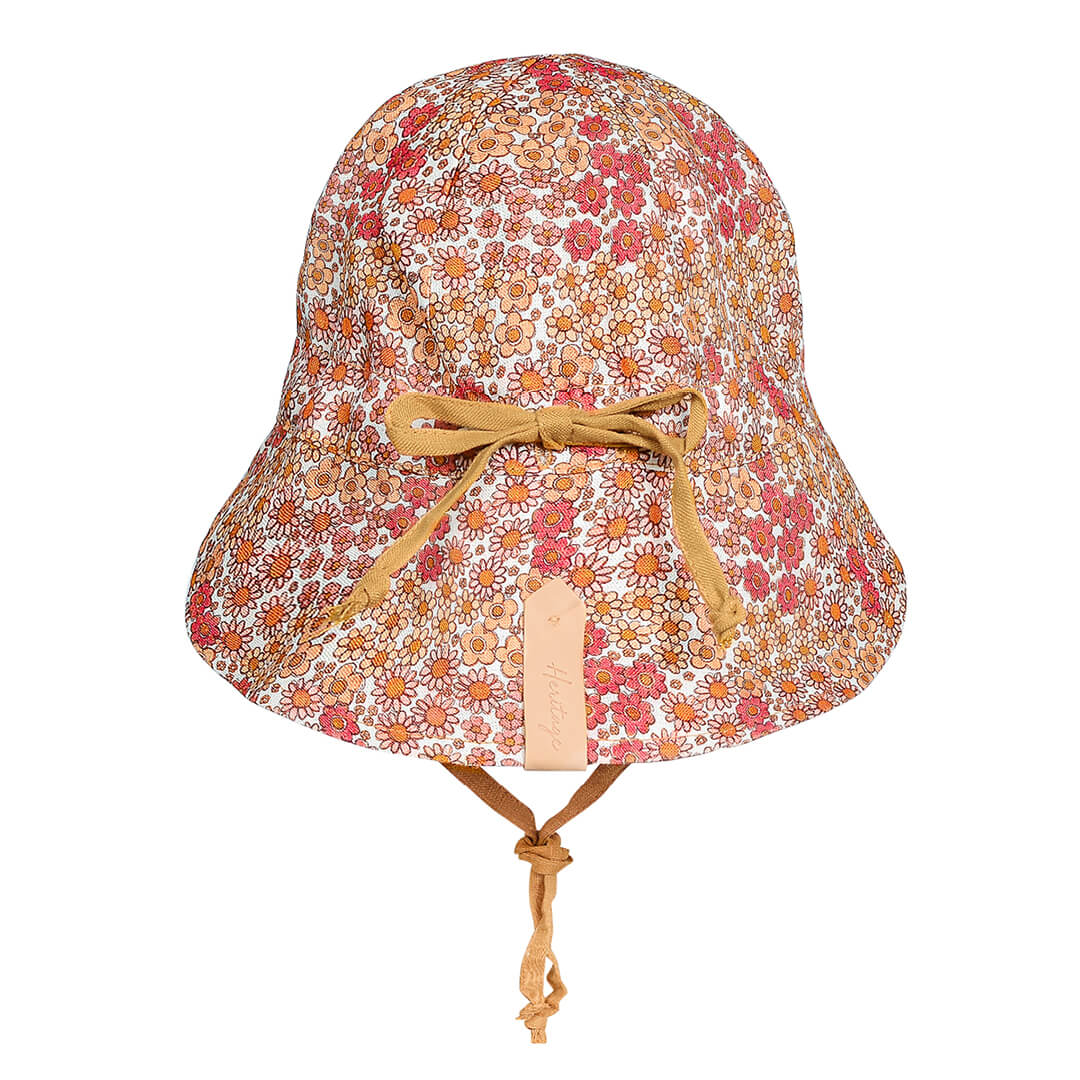 Bedhead Hat - Lounger Reversible Flap Sunhat - Melody/Maize