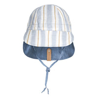 Thumbnail for Bedhead Hat - Lounger Reversible Flap Sunhat - Spencer/Steel