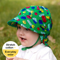 Thumbnail for Bedhead  - Legionnaire Flap Sun Hat - Blocks