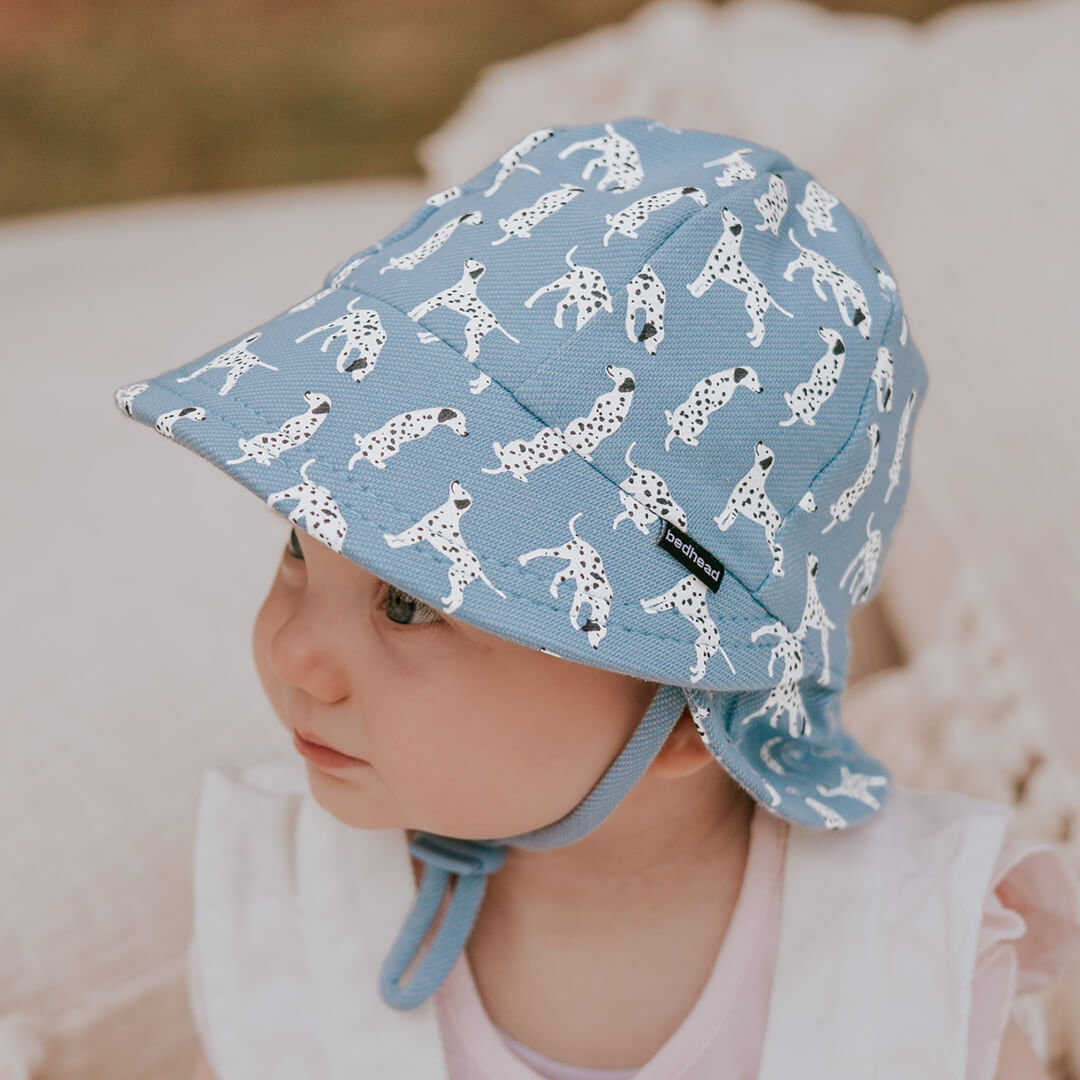 Bedhead Hat - Legionnaire Flap Sun Hat - Dalmatian